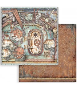 PAPIER LADY VAGABOND LIFESTYLE SHIP GATE 30X30CM - SBB844 - STAMPERIA