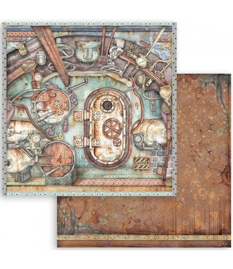 PAPIER LADY VAGABOND LIFESTYLE SHIP GATE 30X30CM - SBB844 - STAMPERIA