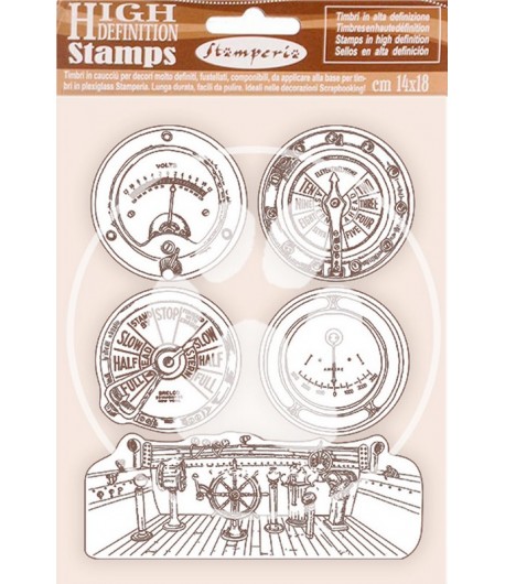 TAMPONS HD LADY VAGABOND LIFESTYLE ENGINESS 14X18CM WTKCC207 STAMPERIA