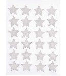 ETOILES CHIFFRES CALENDRIER DE L AVENT BOIS ARGENT