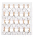 ETOILES CHIFFRES CALENDRIER DE L AVENT BOIS