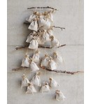 PINCES AVEC CHIFFRES PAILLETTES OR CALENDRIER DE L AVENT