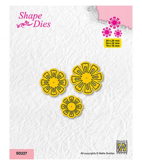 DIES SET OF FLOWERS 6 - SD227