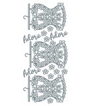 STICKERS CORSETS - ARGENT