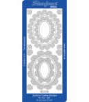 STICKERS NAPPERONS OVALES - OR