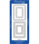 STICKERS NAPPERONS RECTANGLES - OR