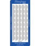 STICKERS BORDURES DENTELLE - OR