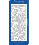 STICKERS MOTIFS BEBES - OR