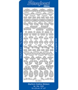 STICKERS MOTIFS DIVERS - OR