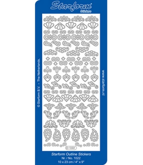 STICKERS MOTIFS DIVERS - OR