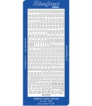 STICKERS ALPHABET MINUSCULES - OR