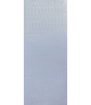 STICKERS ALPHABET MAJUSCULES  - BLEU