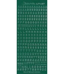 STICKERS ALPHABET MAJUSCULES  - VERT