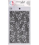 POCHOIR TROPICAL LEAVES 14.5X24 CM - CIAO BELLA MS071