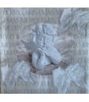 SERVIETTE ANGE MERRY CHRISTMAS