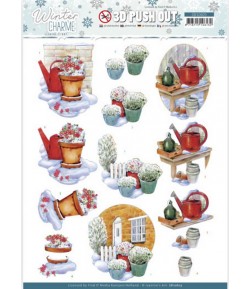 FEUILLE 3D WINTER CHARME SB10605