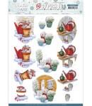 FEUILLE 3D WINTER CHARME SB10605