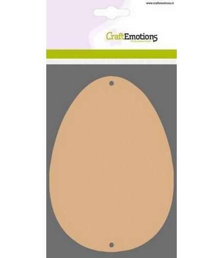 OEUFS EN BOIS 10.5 X 15 CM