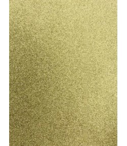 FEUILLE DE MOUSSE GLITTER A4 - OR