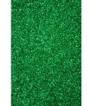 FEUILLE DE MOUSSE GLITTER A4 - VERT