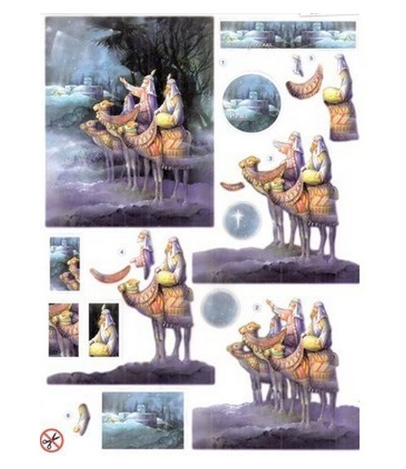 FEUILLE 3D ROIS MAGES DCD518