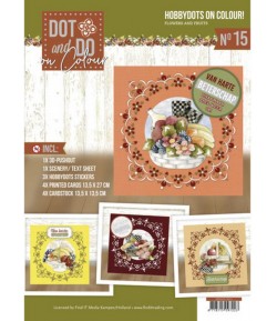 KIT COMPLET FEUILLES 3D FLOWERS AND FRUITS COLOUR 15