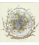 SERVIETTE BOUQUET HIVERNAL
