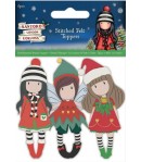 DECOUPAGE TOPPERS FEUTRINE CHRISTMAS - GORJUSS X 6