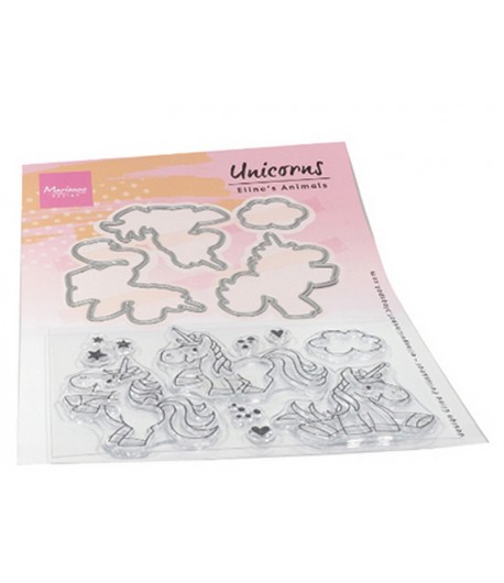 TAMPONS + DIES LICORNE - MARIANNE DESIGN