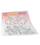 TAMPONS + DIES LICORNE - MARIANNE DESIGN