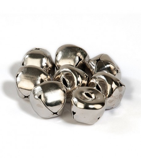 GRELOTS EN METAL 8 MM - ARGENT X 16