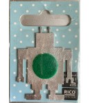 MOTIF ROBOT ARGENT