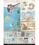 BLOC 9 FEUILLES UNDERWATER LOVE CIAO BELLA A4 CBCL050