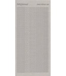 STICKERS MOTIF OVAL ARGENT SDS004TZ