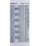 STICKERS MOTIFS SQUARE ARGENT SDS008TZ