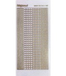 STICKERS MOTIF SQUARES OR SDS008TG