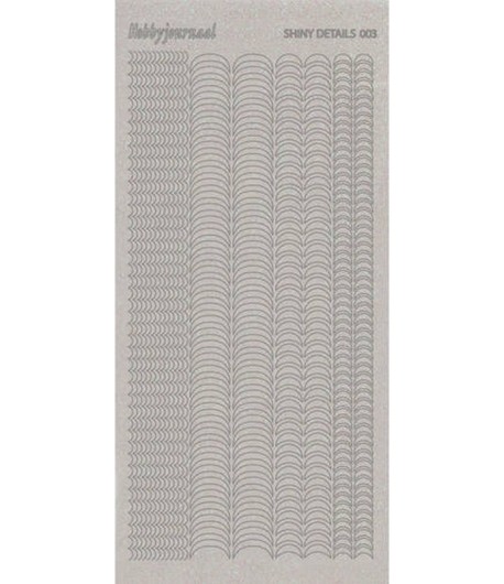 STICKERS MOTIFS ARGENT SDS003TZ