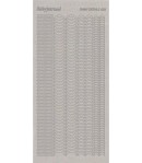 STICKERS MOTIFS ARGENT SDS003TZ