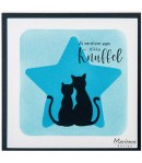 GABARIT ETOILES ET CARRES A4  - MARIANNE DESIGN