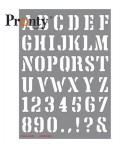 POCHOIR A5 ALPHABET MAJUSCULES