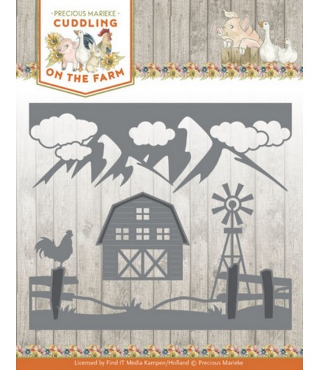 DIES CUDDLING ON THE FARM - PM10223