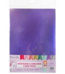 8 CARTONS A4 - METALLIQUE MERMAID AND UNICORN
