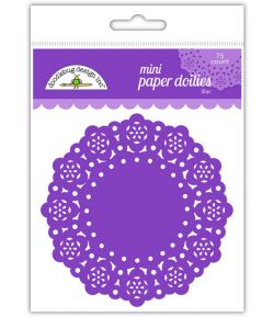 NAPPERONS X 75 - DIAM 7.5 CM - LILAS