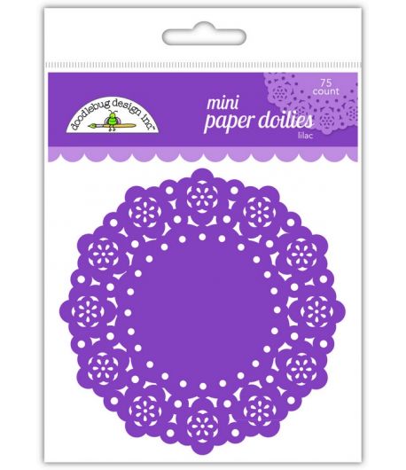 NAPPERONS X 75 - DIAM 7.5 CM - LILAS