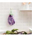 LAINE CREATIVE BUBBLE PRINT AUBERGINE 007