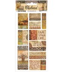 CHIPBOARD SAVANA 15X30 - DFLCB55 STAMPERIA