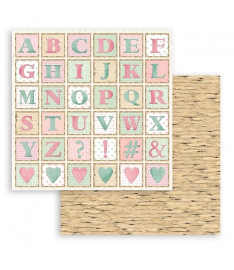 PAPIER DAYDREAM ALPHABET 30X30CM - SBB855 - STAMPERIA