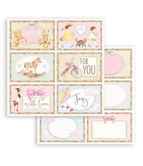 PAPIER DAYDREAM 6 CARDS 30X30CM - SBB856 - STAMPERIA