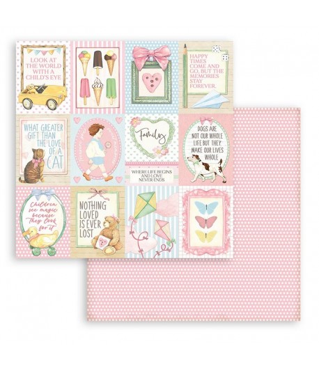 PAPIER DAYDREAM SMALL CARDS 30X30CM - SBB857 - STAMPERIA