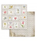 BLOC 10 FEUILLES ROMANTIC GARDEN HOUSE 30.5 X 30.5 CM SBBL102